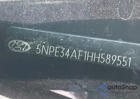 2017 Hyundai Sonata Sport из США, поврежденный, VIN 5NPE34AF1HH589551